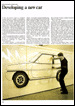 [Image: 'Developing a new car.']