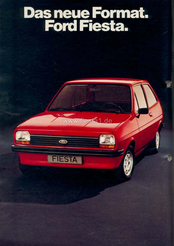 [Image: "Das neue Format. Ford Fiesta."]