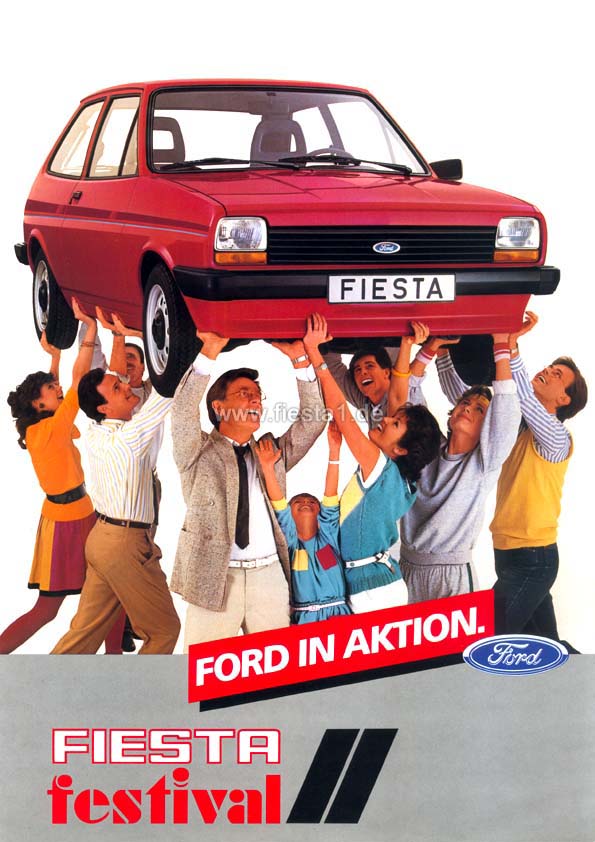 [Image: "Ford in Aktion. Fiesta Festival II."]