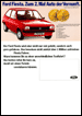 [Bild: 'Ford Fiesta. Zum 2. Mal Auto der Vernunft.']