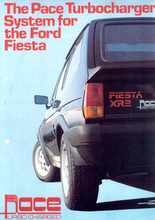 [Image: "The Pace Turbocharger System for the Ford Fiesta."]